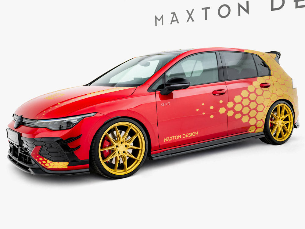 VW - Golf GTI Clubsport MK8 Facelift: Maxton Side Skirts V1