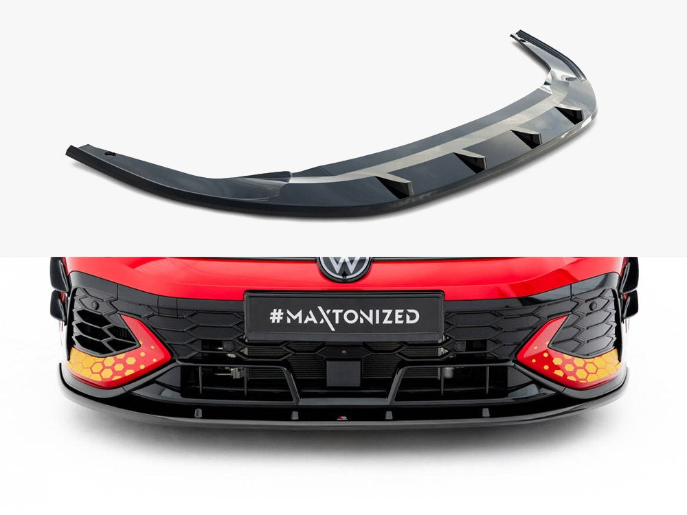 VW - Golf GTI Clubsport MK8 Facelift: Maxton Front Splitter V2