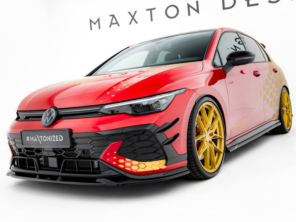 VW - Golf GTI Clubsport MK8 Facelift: Maxton Front Splitter V1