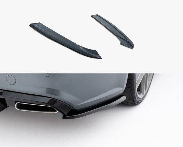 Audi - S6 / A6 S Line / A6 C7 Facelift: Maxton Rear Side Splitters V3