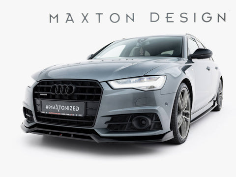 Audi - A6 / A6 C7 S Line / S6 C7 Facelift: Maxton Front Splitter V3