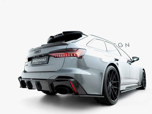 Audi - RS6 C8: Maxton Pre-preg Carbon Fibre Tailgate Spoiler (Lower)
