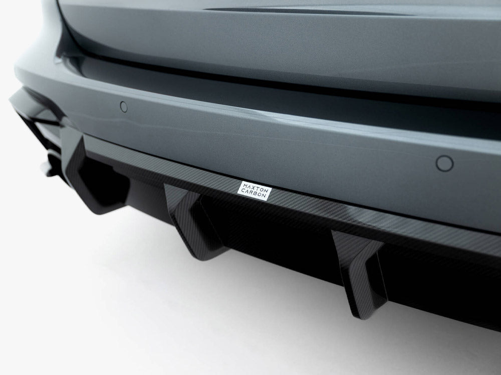 Audi - RS6 C8 (version without towbar): Maxton Pre-preg Carbon Fibre Rear Diffuser