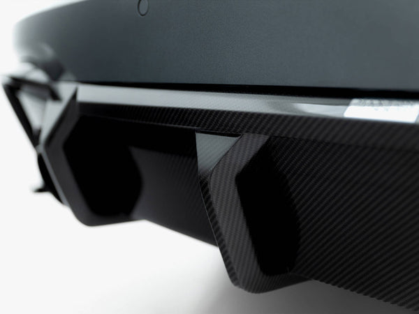 Audi - RS6 C8 (version without towbar): Maxton Pre-preg Carbon Fibre Rear Diffuser