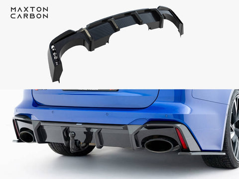Audi - RS6 C8 (version with towbar): Maxton Pre-preg Carbon Fibre Rear Diffuser