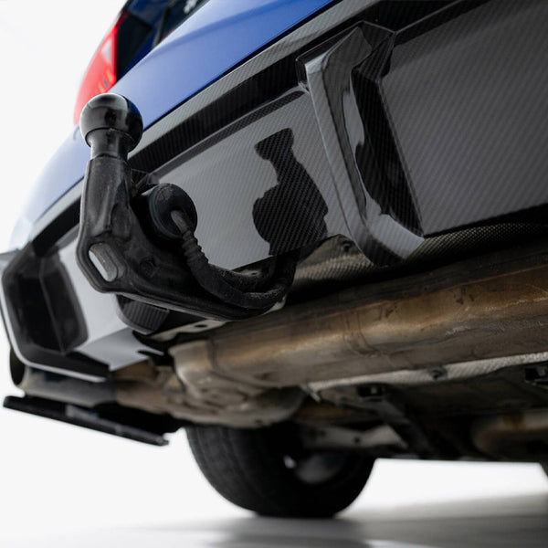 Audi - RS6 C8 (version with towbar): Maxton Pre-preg Carbon Fibre Rear Diffuser