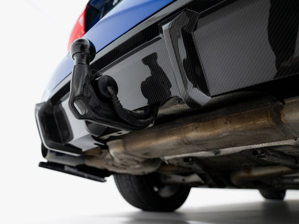 Audi - RS6 C8 (version with towbar): Maxton Pre-preg Carbon Fibre Rear Diffuser