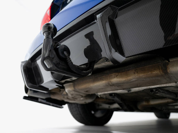 Audi - RS6 C8 (version with towbar): Maxton Pre-preg Carbon Fibre Rear Diffuser