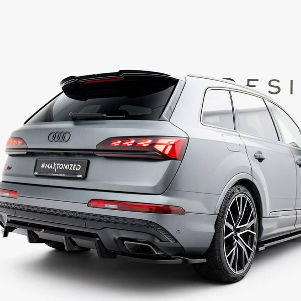 Audi - Q7 S Line MK2 Facelift 2: Maxton Rear Splitter (Vertical Bars)