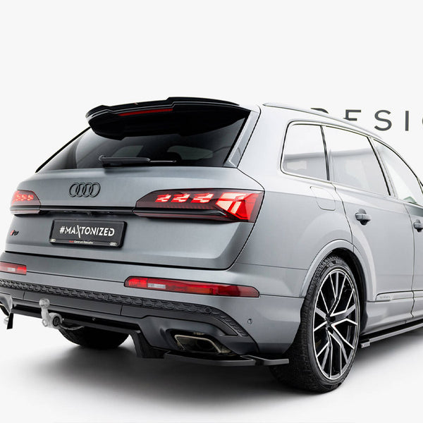 Audi - Q7 S Line MK2 Facelift 2: Maxton Rear Splitter (Vertical Bars)