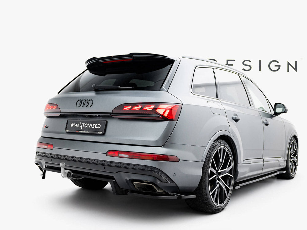 Audi - Q7 S Line MK2 Facelift 2: Maxton Rear Splitter (Vertical Bars)