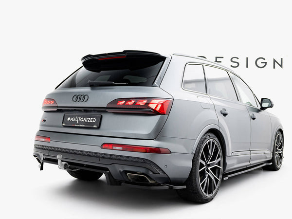 Audi - Q7 S Line MK2 Facelift 2: Maxton Rear Splitter (Vertical Bars)