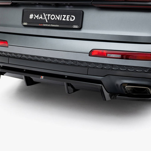 Audi - Q7 S Line MK2 Facelift 2: Maxton Rear Splitter (Vertical Bars)