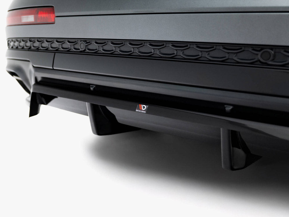 Audi - Q7 S Line MK2 Facelift 2: Maxton Rear Splitter (Vertical Bars)