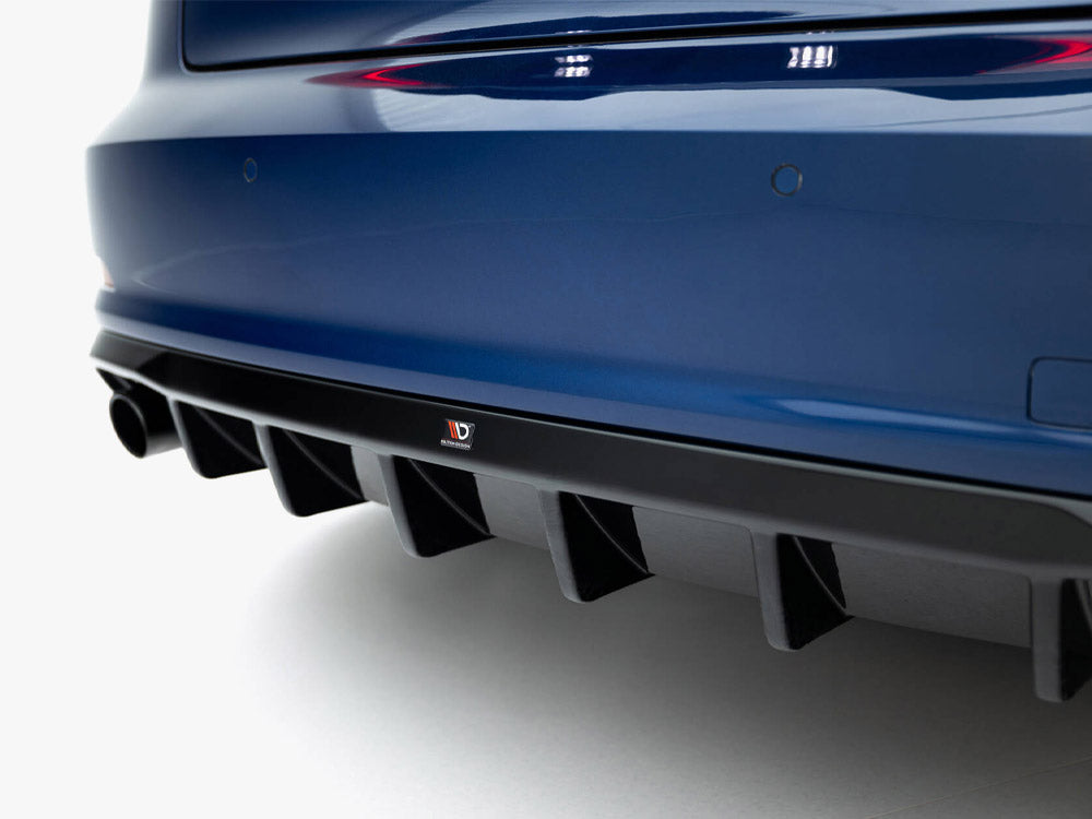 Audi - A3 Sedan 8V (Version with single exhaust tips on both sides): Maxton Rear Diffuser