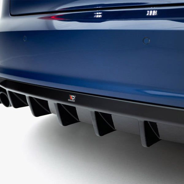 Audi - A3 Sedan 8V (Version with dual exhaust tips on one side): Maxton Rear Diffuser