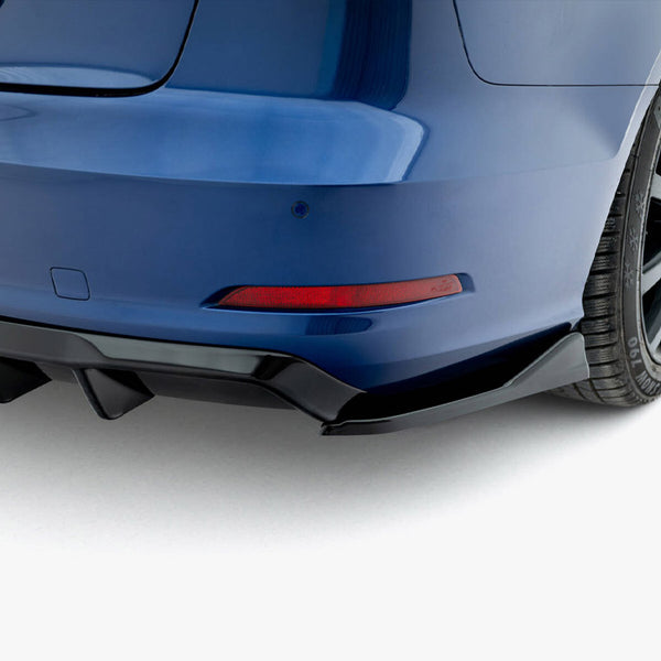 Audi - A3 Sedan 8V (Version with dual exhaust tips on one side): Maxton Rear Diffuser