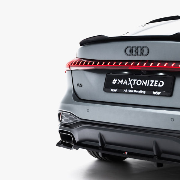 Audi - A5 S Line Sedan / Avant B10: Maxton Rear Splitter (Vertical Bars)