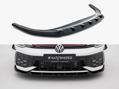 VW - Golf GTI / GTE / R Line MK8 Facelift: Maxton Front Splitter V2