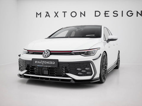 VW - Golf GTI / GTE / R Line MK8 Facelift: Maxton Front Splitter V2