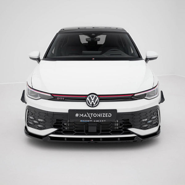 VW - Golf GTI / GTE / R Line MK8 Facelift: Maxton Front Splitter V2