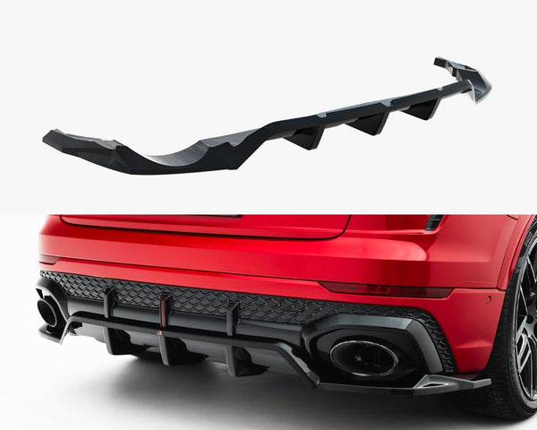Audi - RSQ8 MK1 Facelift: Maxton Rear Splitter (Vertical Bars)