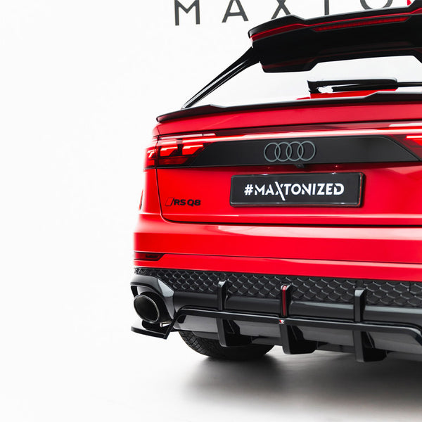 Audi - RSQ8 MK1 Facelift: Maxton Rear Splitter (Vertical Bars)