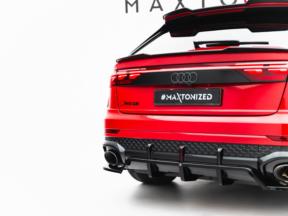 Audi - RSQ8 MK1 Facelift: Maxton Rear Splitter (Vertical Bars)