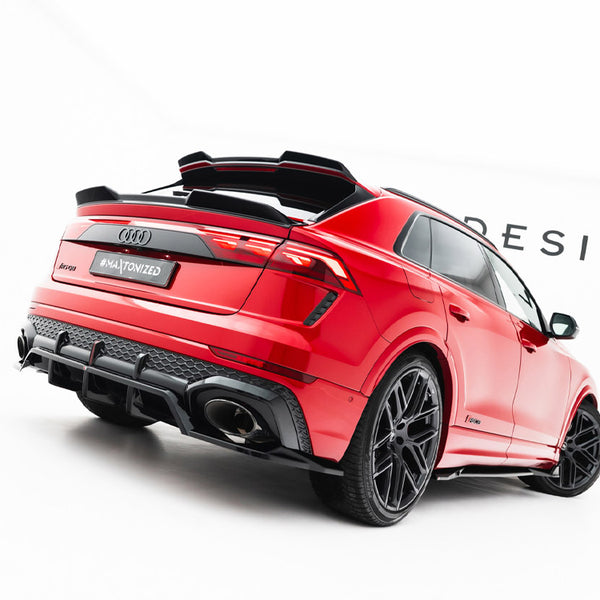 Audi - RSQ8 MK1 Facelift: Maxton Rear Splitter (Vertical Bars)