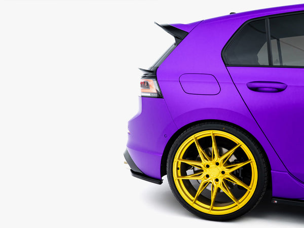 VW - Golf R MK8 Facelift: Maxton Rear Side Splitters V1