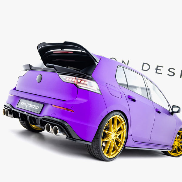 VW - Golf R MK8 Facelift: Maxton Lower 3D Spoiler