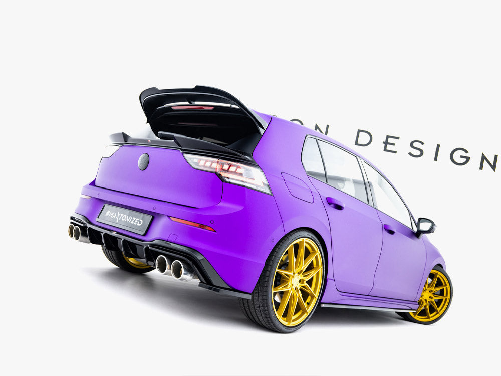 VW - Golf R MK8 Facelift: Maxton Lower 3D Spoiler