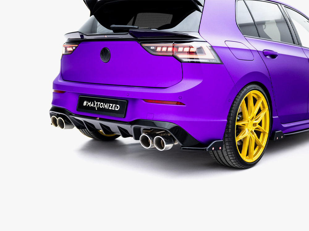 Mk8 Golf R Rear VW - Golf R MK8 Facelift: Maxton Rear Diffuser V1 – Carbon Accents