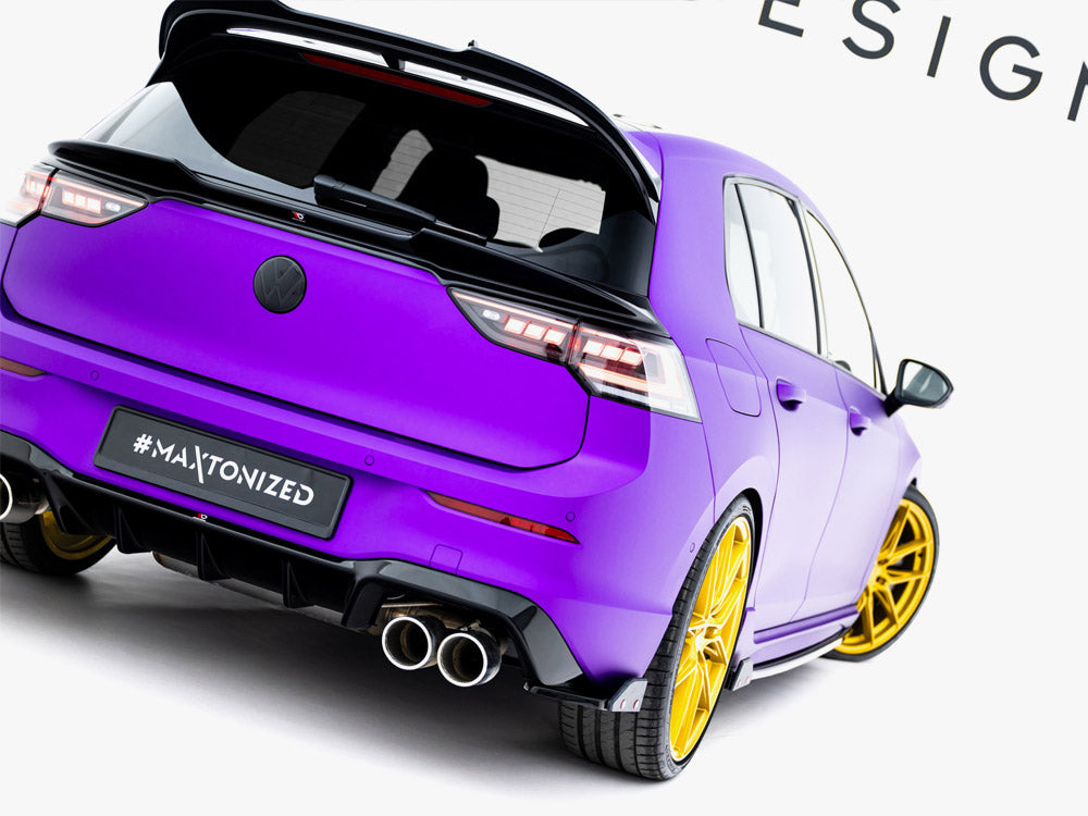 Mk8 Golf R Rear VW - Golf R MK8 Facelift: Maxton Rear Diffuser V1 – Carbon Accents