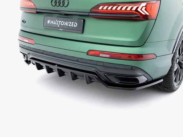 Audi - Q7 S Line MK2 Facelift: Maxton Rear Splitter (Vertical Bars)