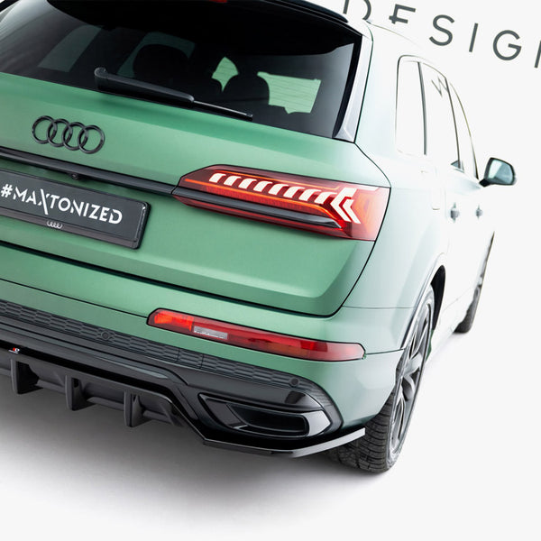 Audi - Q7 S Line MK2 Facelift: Maxton Rear Splitter (Vertical Bars)
