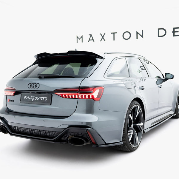 Audi - RS6 C8: Maxton Rear Side Splitters V1