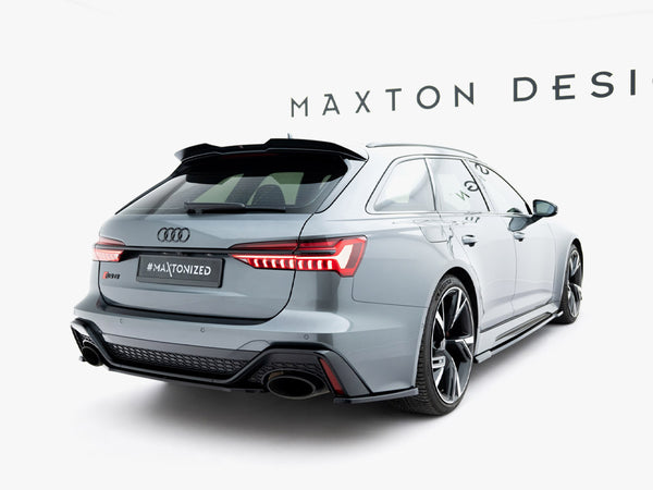 Audi - RS6 C8: Maxton Rear Side Splitters V1