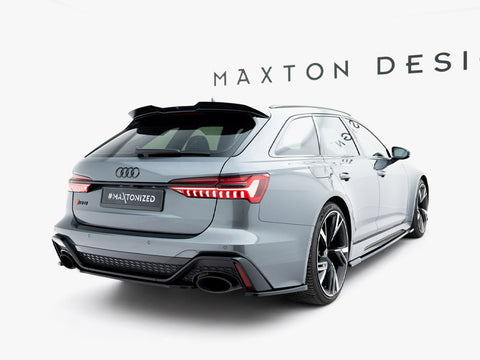 Audi - RS6 C8: Maxton Rear Side Splitters V1