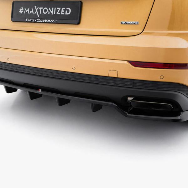 Audi - Q8 MK1 Facelift: Maxton Rear Splitter (Vertical Bars)