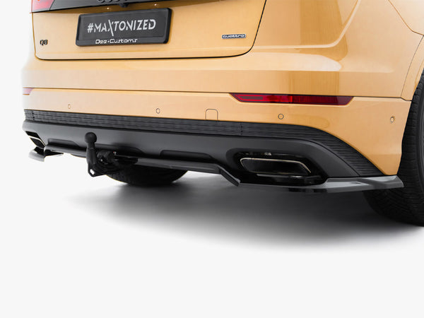 Audi - Q8 MK1 Facelift: Maxton Rear Splitter (Vertical Bars)