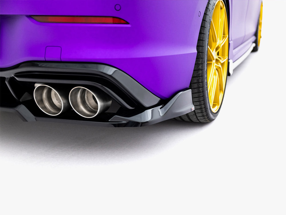VW - Golf R MK8 / MK8 Facelift: Maxton Rear Splitter (Vertical Bars) V1