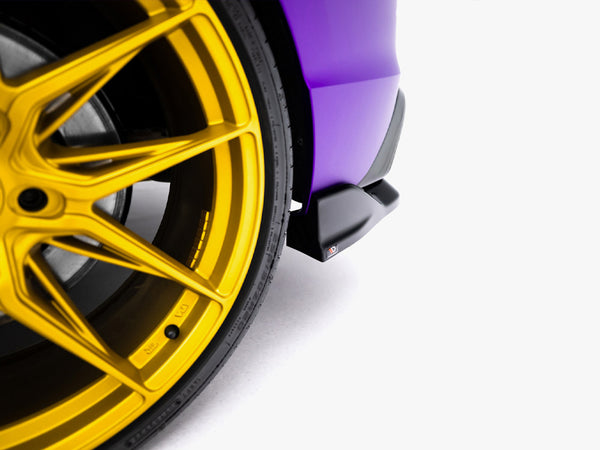 VW - Golf R MK8 / MK8 Facelift: Maxton Rear Splitter (Vertical Bars) V1