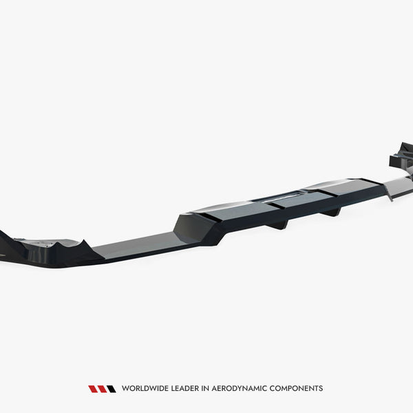 VW - Golf R MK8 / MK8 Facelift: Maxton Rear Splitter (Vertical Bars) V1