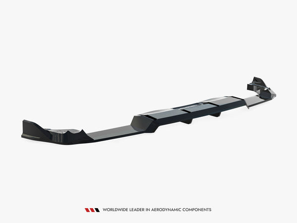 VW - Golf R MK8 / MK8 Facelift: Maxton Rear Splitter (Vertical Bars) V1