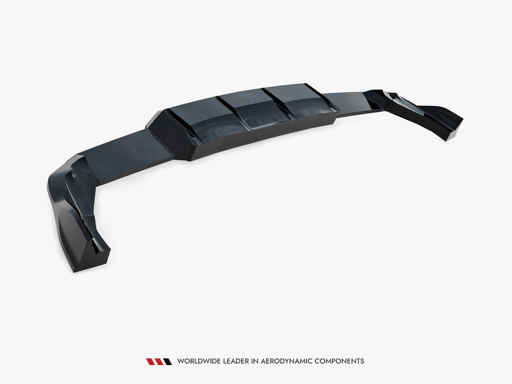 VW - Golf R MK8 / MK8 Facelift: Maxton Rear Splitter (Vertical Bars) V1