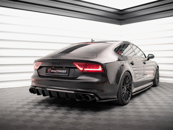 Audi - A7 S Line C7: Maxton Rear Side Splitters