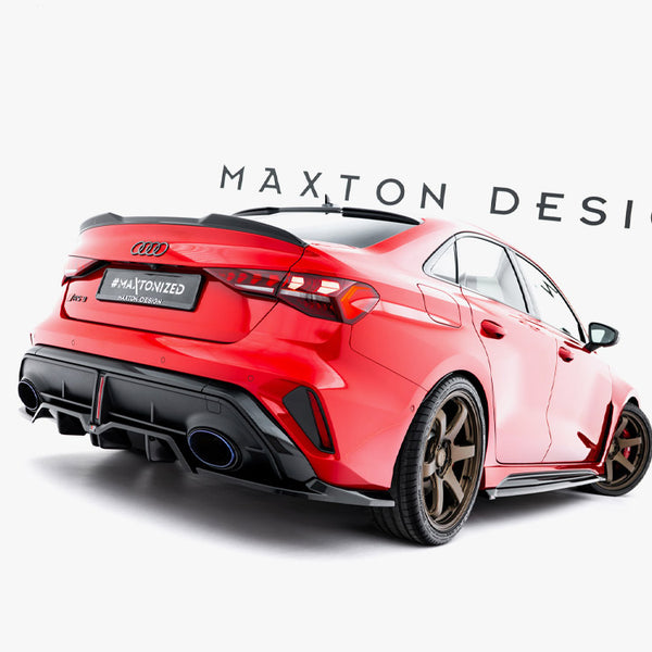 Audi - RS3 Sedan 8Y Facelift: Maxton Rear Splitter (Vertical Bars) V1