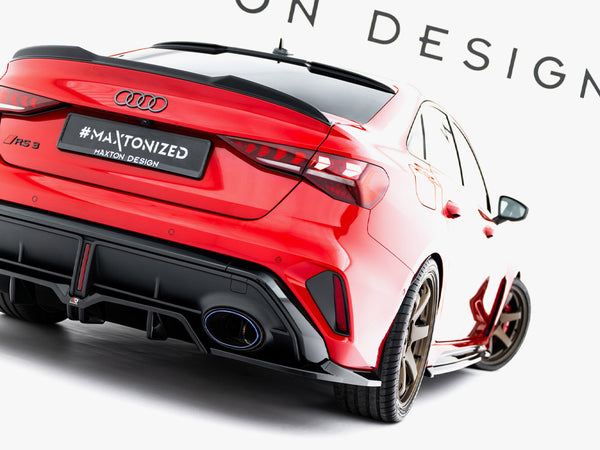 Audi - RS3 Sedan 8Y Facelift: Maxton Rear Splitter (Vertical Bars) V1