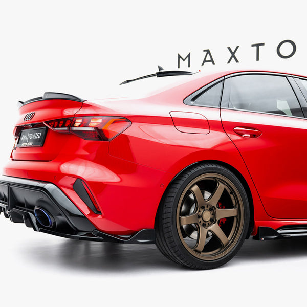 Audi - RS3 Sedan 8Y Facelift: Maxton Rear Splitter (Vertical Bars) V2